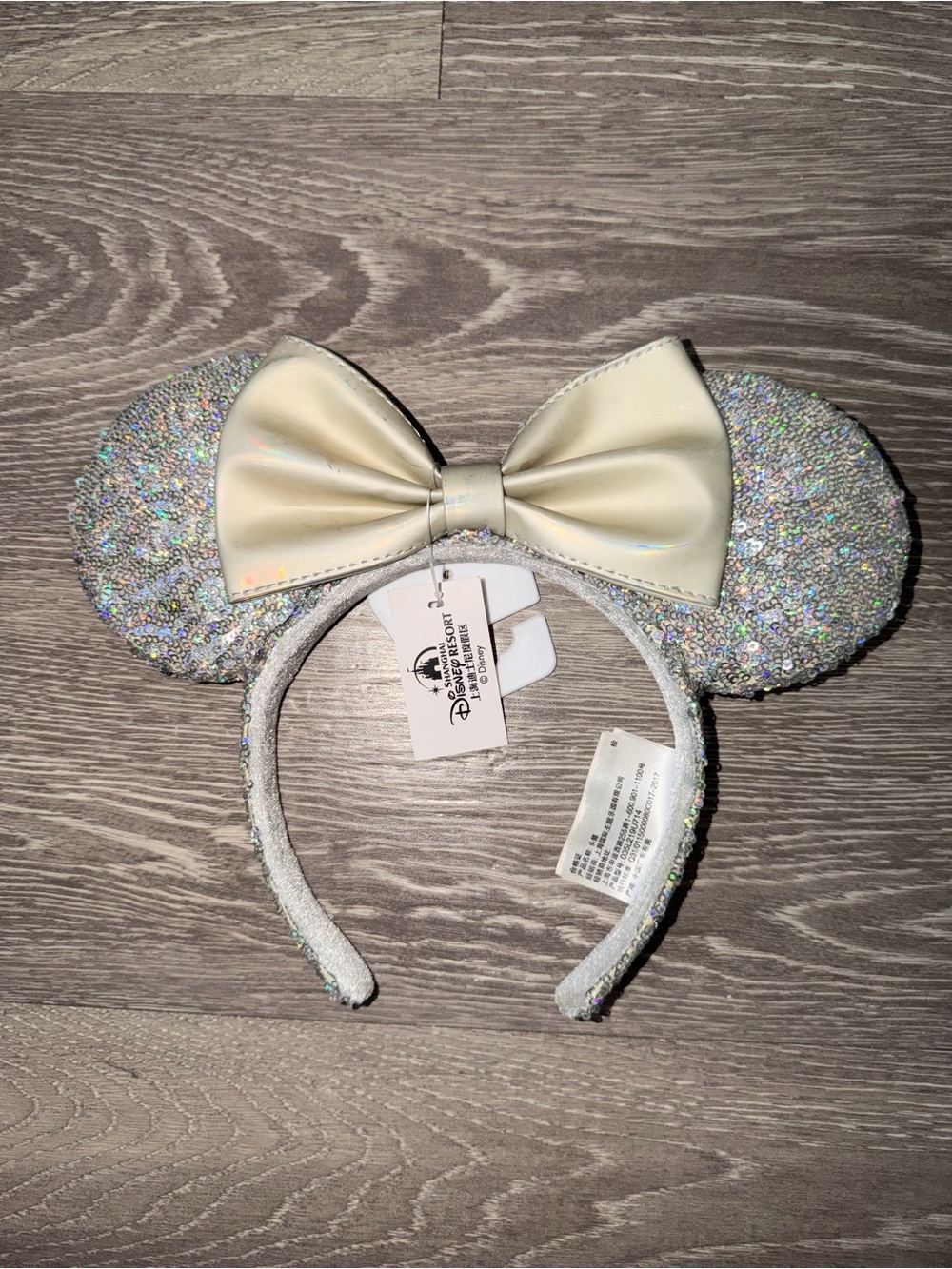 Minnie Ears Limited Cinderella Disney Parks Magic Mirror Silver Headband